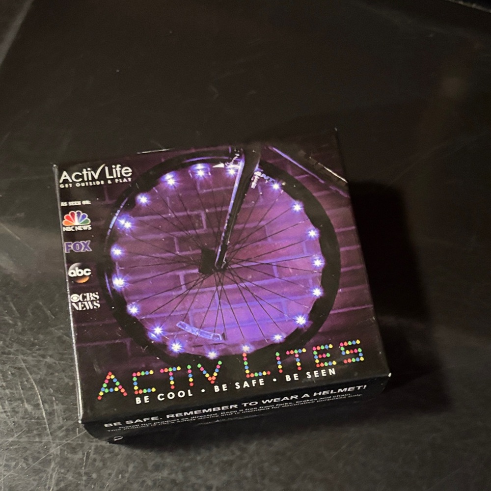 Active Life Purple LED Bike Wheel Lights